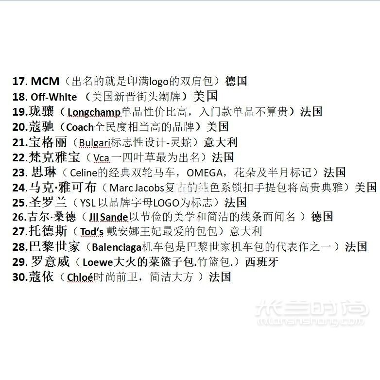 世界奢侈品包包品牌有哪些？最全盤點奢侈品包包_2