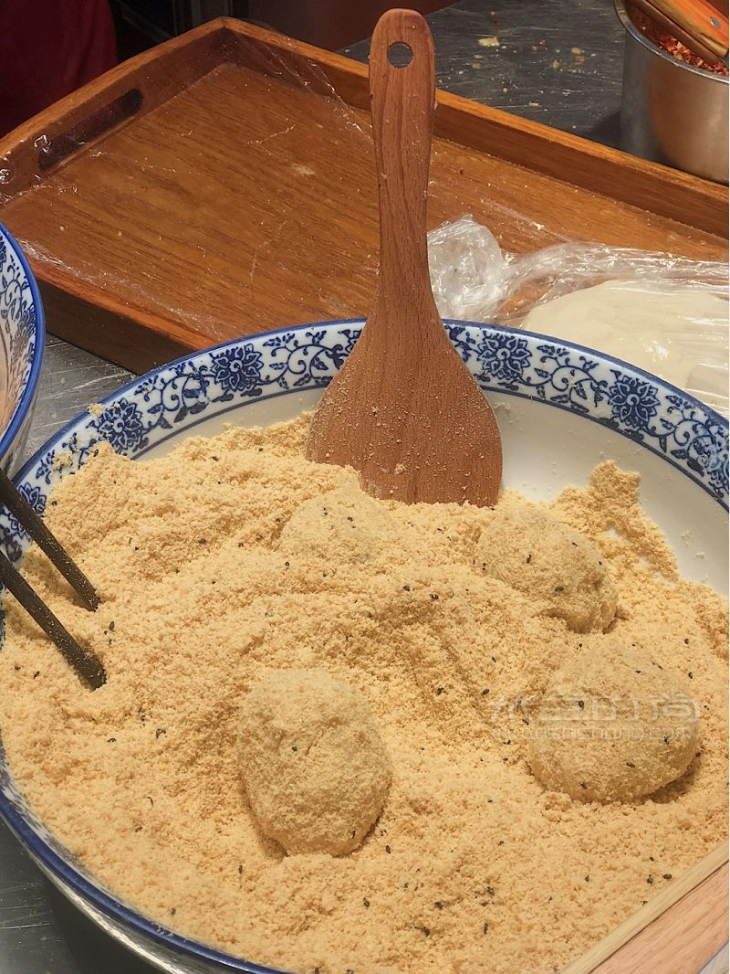 長沙牛肉餅店的手包麻薯2元一個太絕了 抹茶美食_5