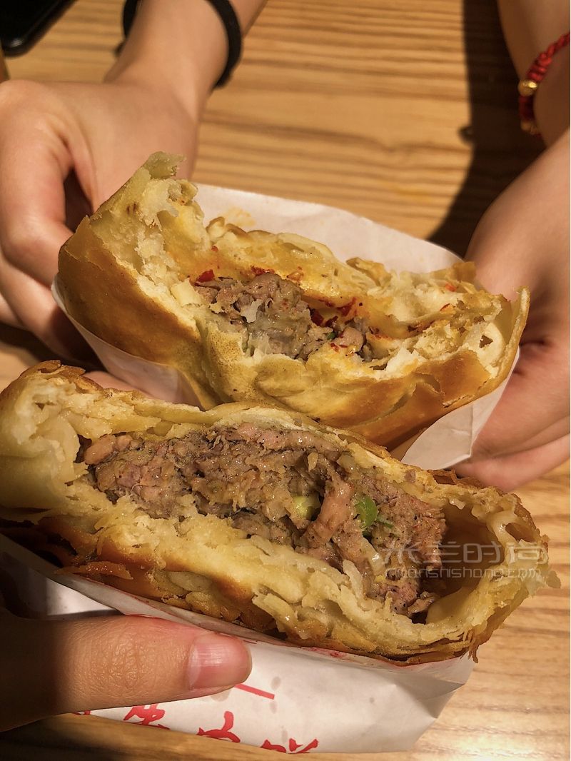 長沙牛肉餅店的手包麻薯2元一個太絕了 抹茶美食_6