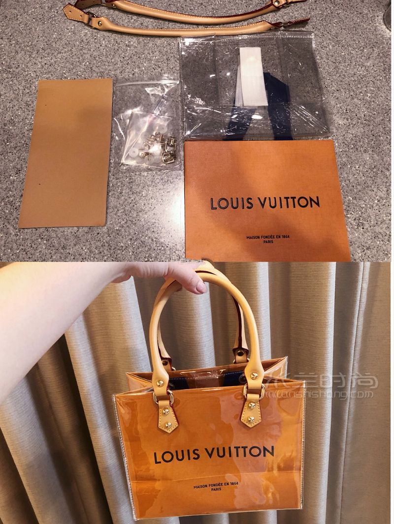 LV購(gòu)物袋改造攻略 LV限量購(gòu)物袋DIY_1