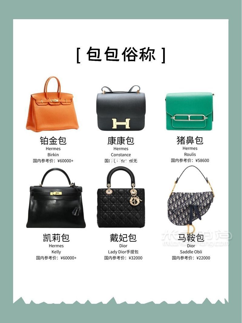 奢侈品大牌包包俗稱 流浪包 笑臉包 蛇頭包怎么稱呼？_8
