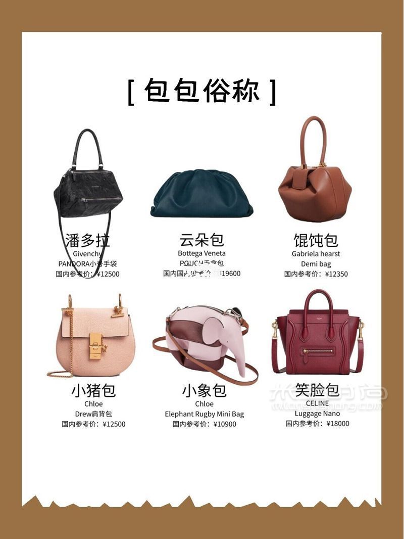 奢侈品大牌包包俗稱 流浪包 笑臉包 蛇頭包怎么稱呼？_2