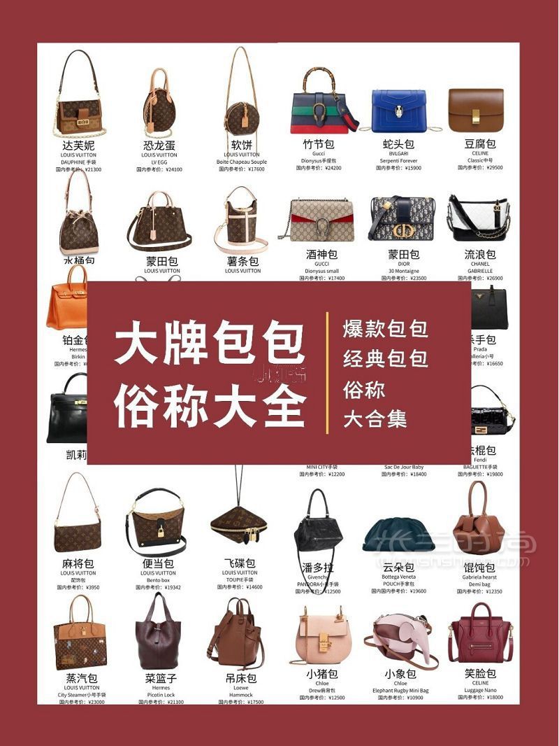 奢侈品大牌包包俗稱 流浪包 笑臉包 蛇頭包怎么稱呼？_1
