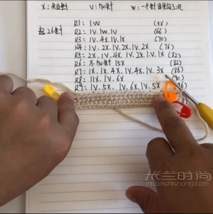 歷時(shí)將近半個(gè)月的鉤針格子包終于完成了?。?！月子明黃色_4