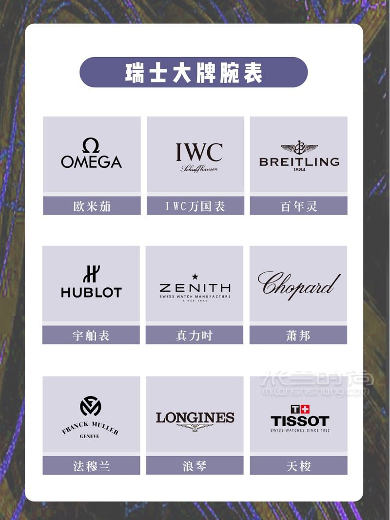 手表品牌大全 世界各國名表品牌匯總_3