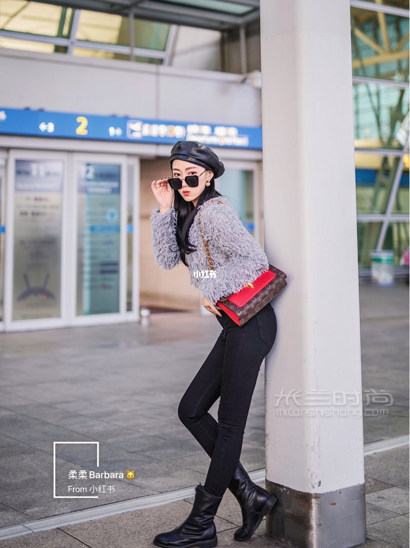 機(jī)場(chǎng)穿搭 韓國首爾女團(tuán)風(fēng)_2