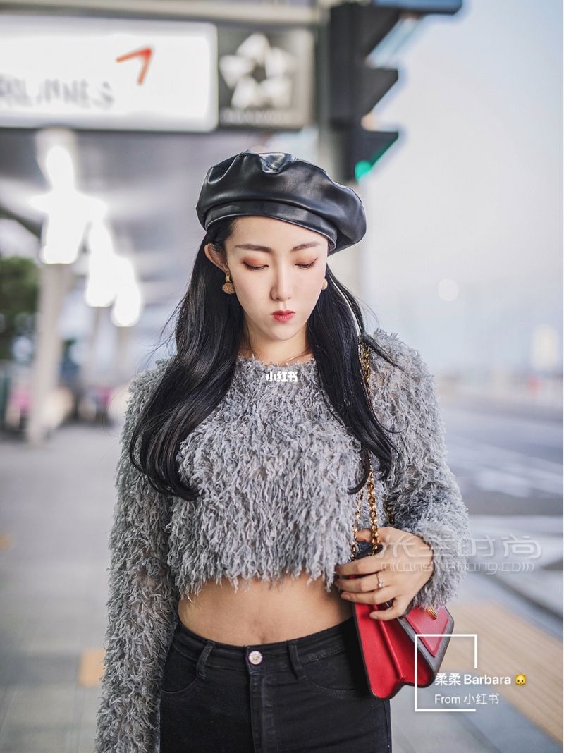 機(jī)場(chǎng)穿搭 韓國首爾女團(tuán)風(fēng)_5