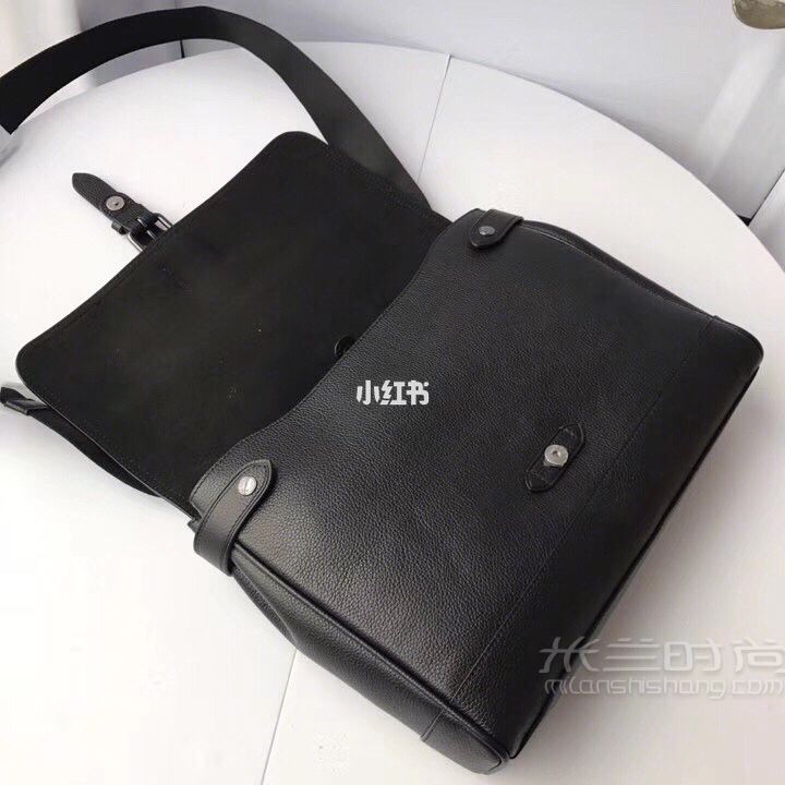 男神必備款 Coach 家 最新的郵差包 小號(hào) 男士真皮單肩包 斜挎包 手提包_5