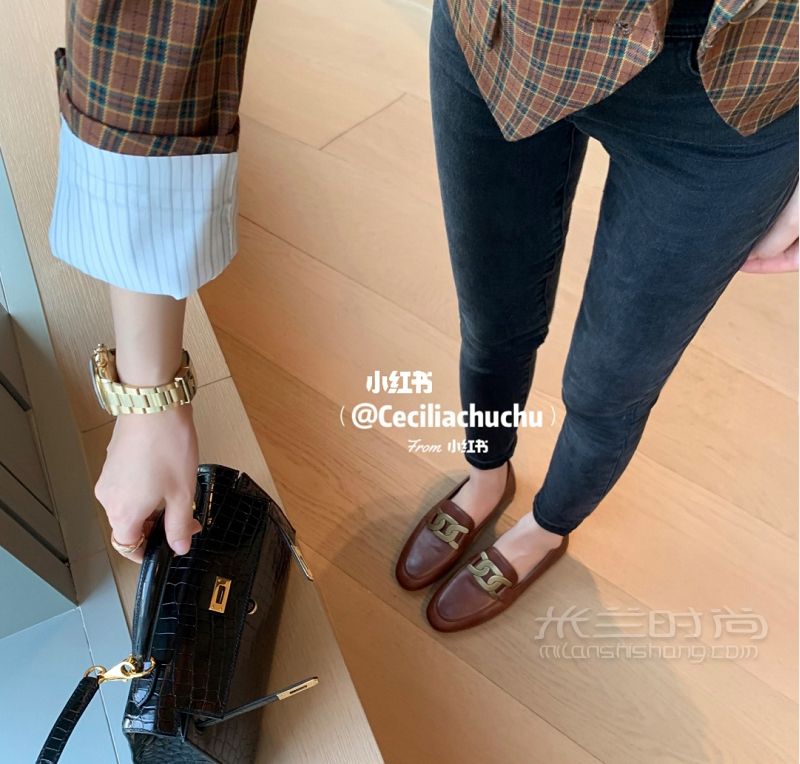 比起Gucci樂(lè)福 更愛(ài)Tods粗鏈條樂(lè)福鞋??！_1