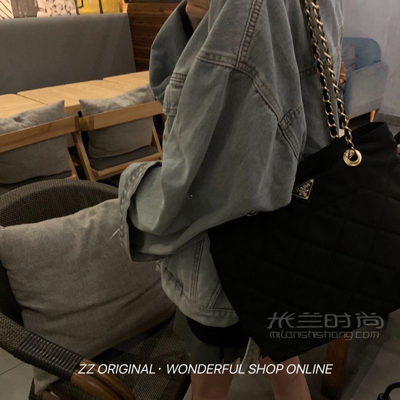 PRADA普拉達(dá) 降落傘包女包單肩手提包_2