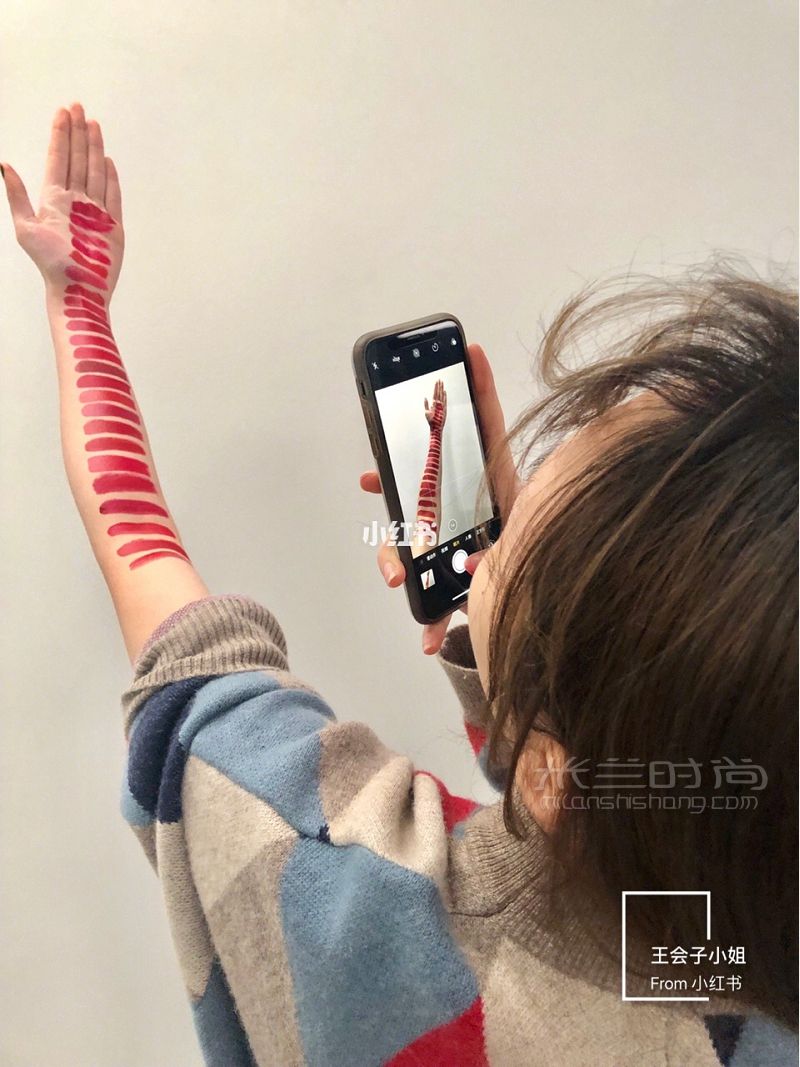 王會子小姐正紅色口紅合集【無濾鏡試色】ruby woo、迪奧999。-香奈_3