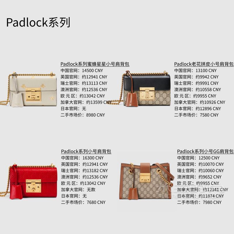 Gucci包包大比價 40只新款經(jīng)典款包包比價_8