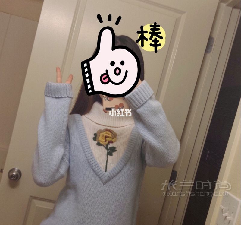 Gucci PAISIE怎么搭配？開(kāi)衫嬰兒藍(lán) 香芋紫毛衣開(kāi)衫Ferragamo_3