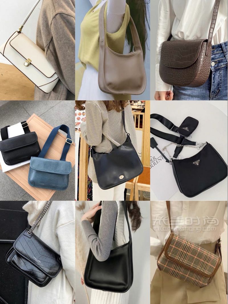 私藏【復(fù)古法棍包】店鋪分享貧民窟女孩必 單肩包貧民窟女孩_8