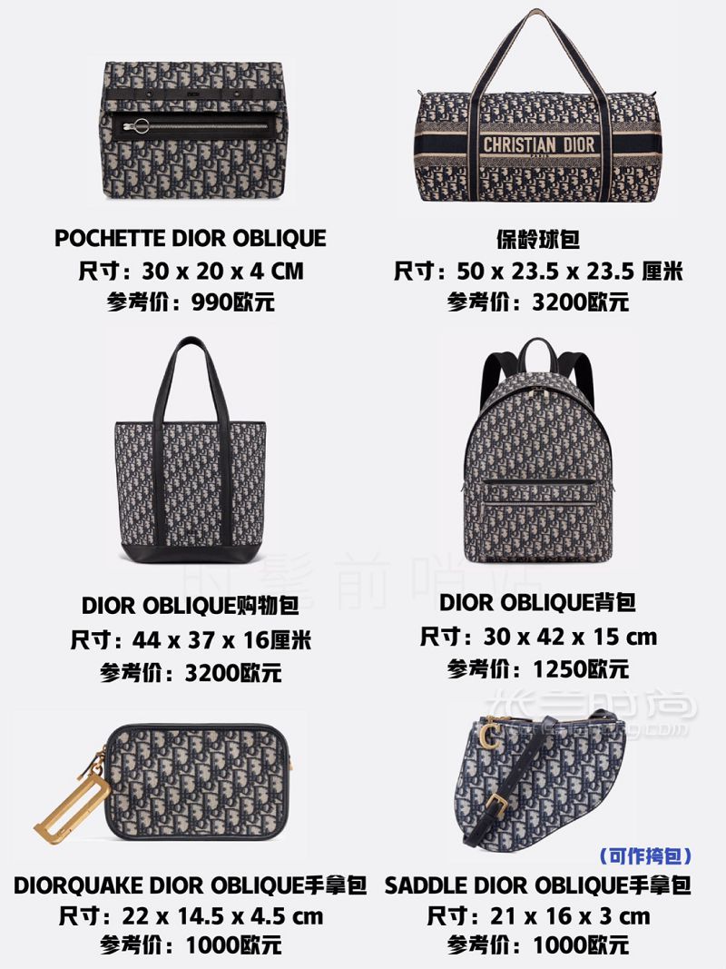 30款Dior Oblique經(jīng)典老花包包大集合！9張圖帶你看完Dior包包_9