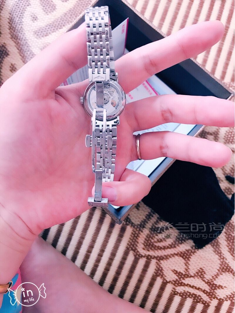 30歲的生日禮物-浪琴博雅帶鉆機械女表 機械表機芯_3