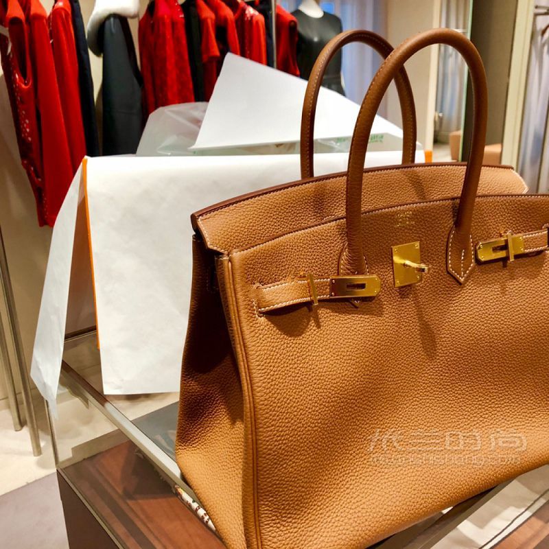 零配貨巴黎愛馬仕總店Birkin35金棕-愛馬仕怎么樣_2