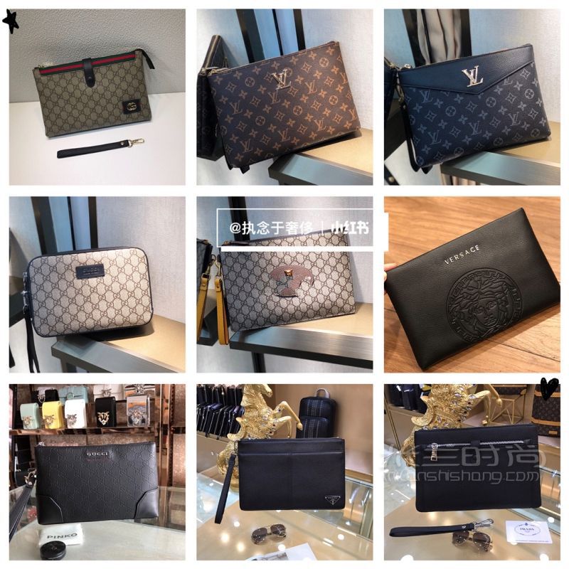 LV、Gucci奢侈品大牌45款男士手拿包推薦_1