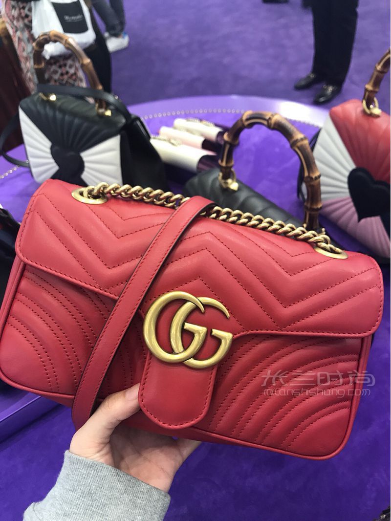 Gucci marmont紅色中號(hào) 自古紅金最攝魂 法國(guó)自由行熱門攻略_2